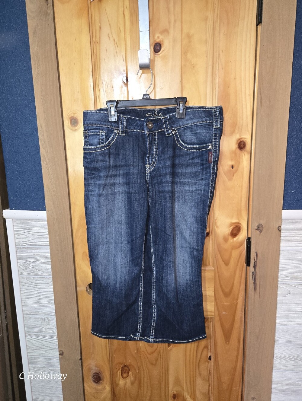 Silver Jeans Mackenzie Capri Size 14 Womens
